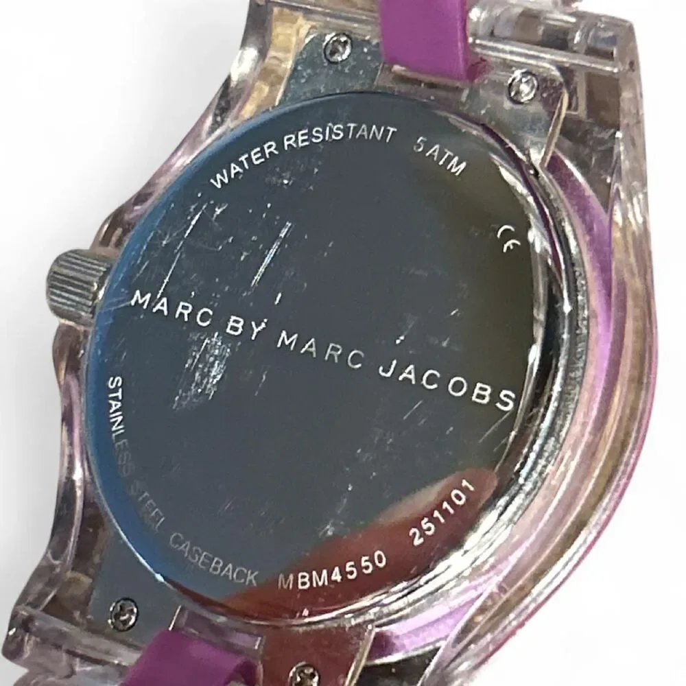 Y2K vintage Marc by Marc Jacobs Rivera Acrylic Watch